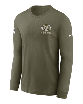 San Francisco 49ers Salute to Service Men's Nike NFL Long